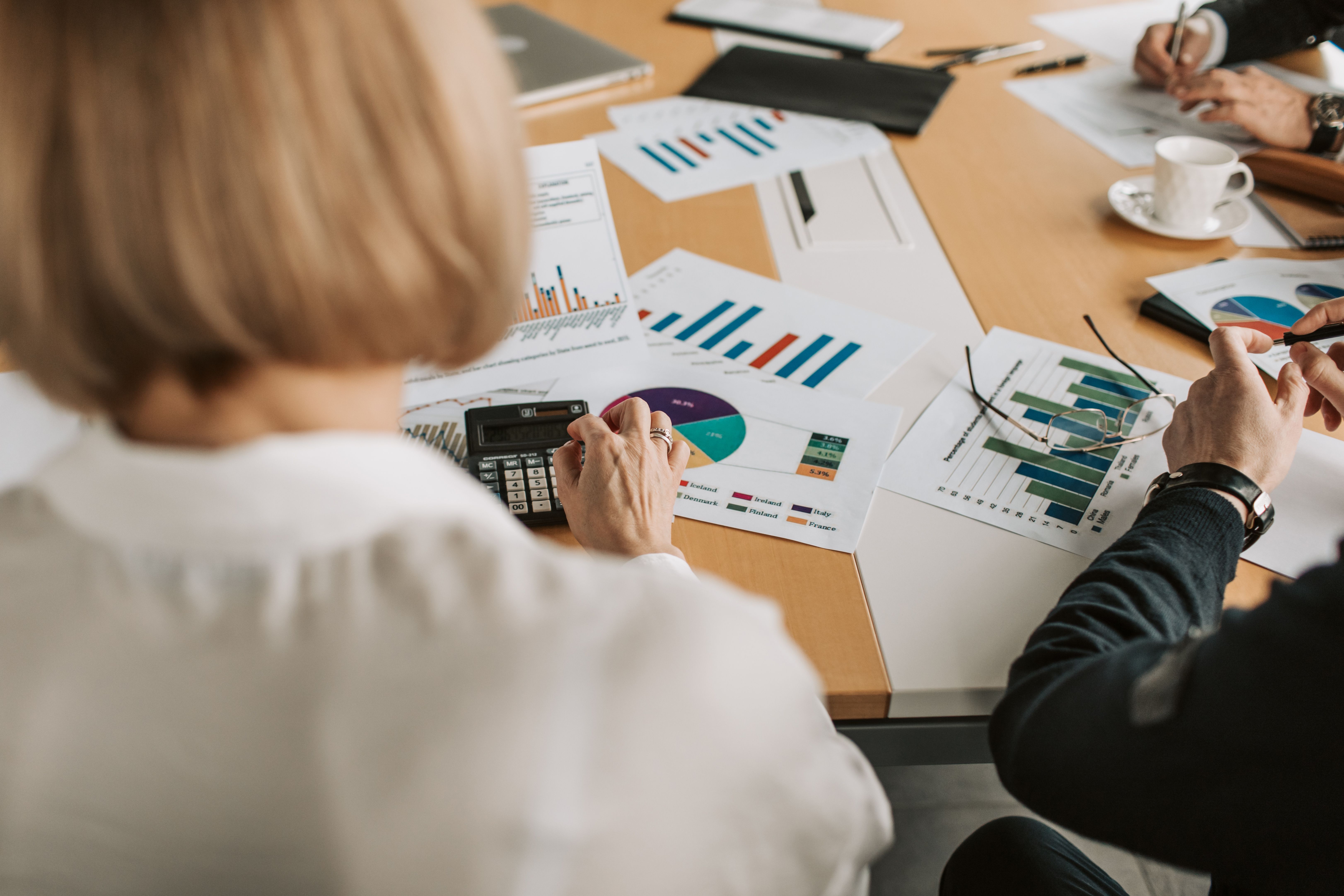 Professional business consulting environment
